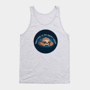 Cute Funny Lazy Sloth Quote Animal Lover Artwork Tank Top